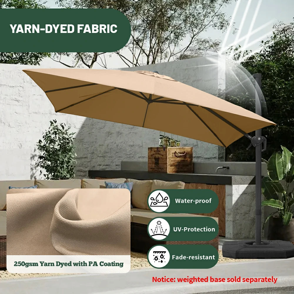 domi cantilever umbrella #size_10'x10'