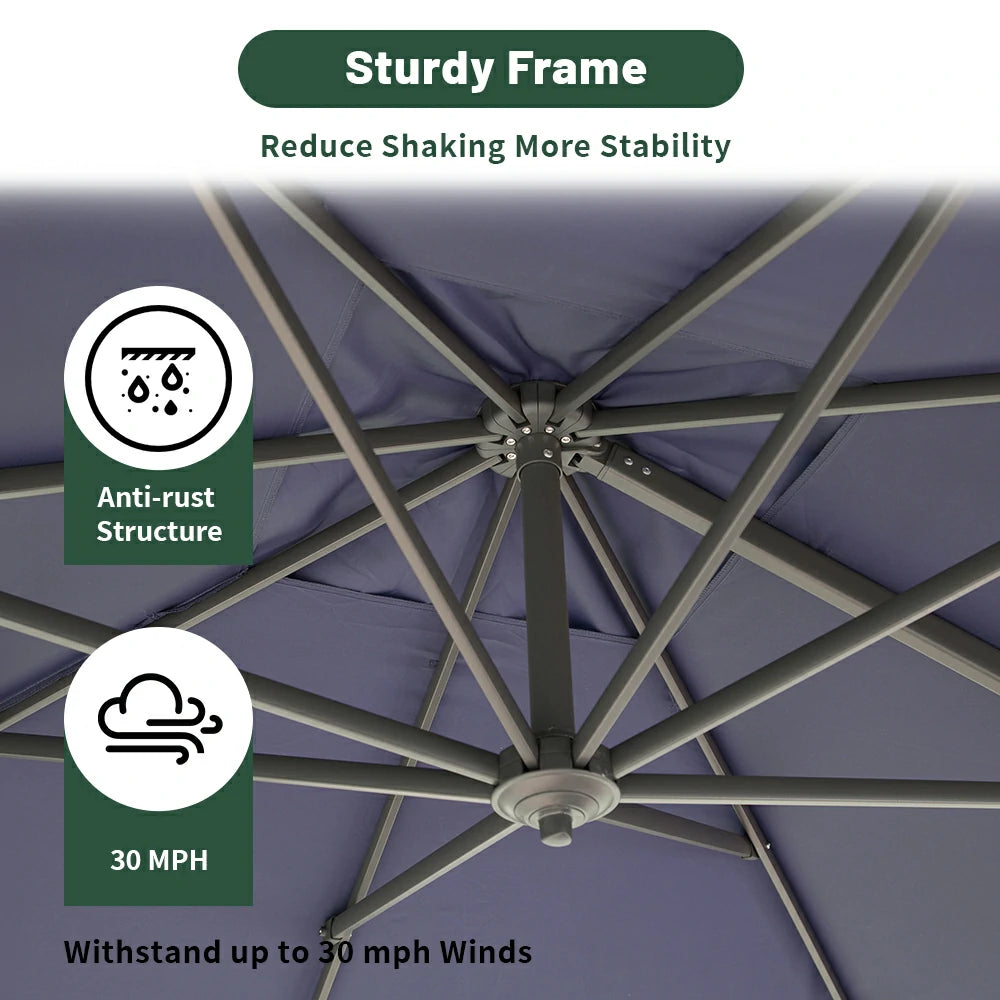 domi cantilever umbrella #size_10'x10'