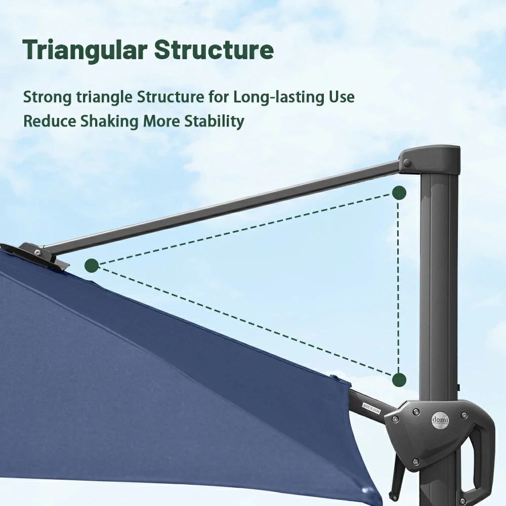 domi cantilever umbrella #size_10'x10'