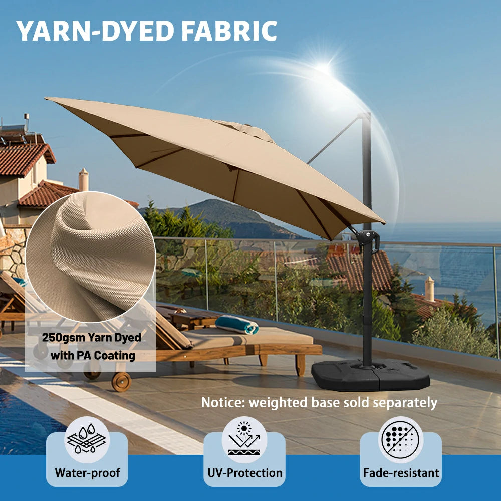 domi cantilever umbrella #size_9'x11.3'