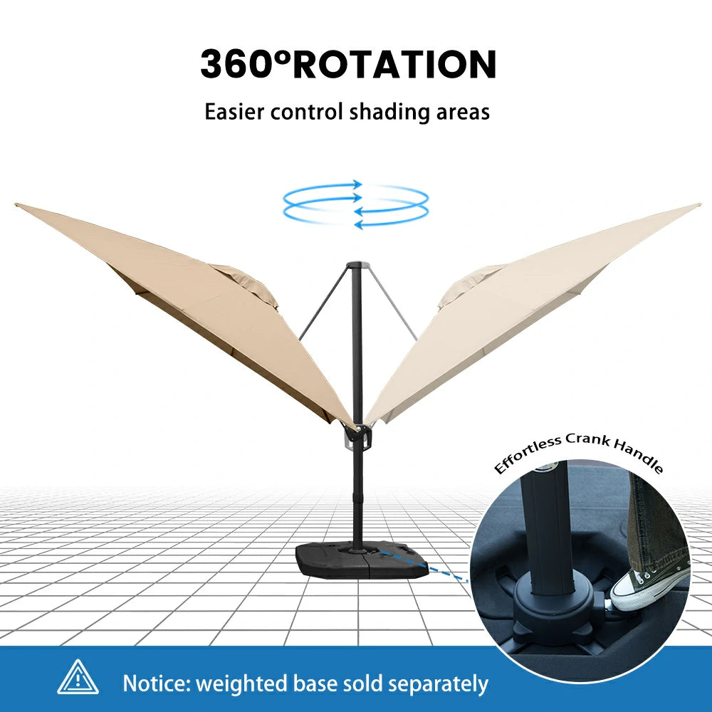 domi cantilever umbrella #size_9'x11.3'