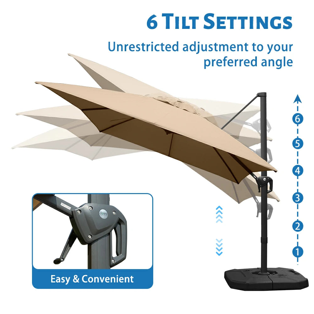 domi cantilever umbrella #size_9'x11.3'
