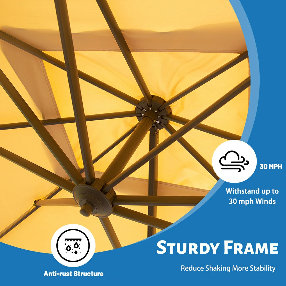 domi cantilever umbrella #size_9'x11.3'