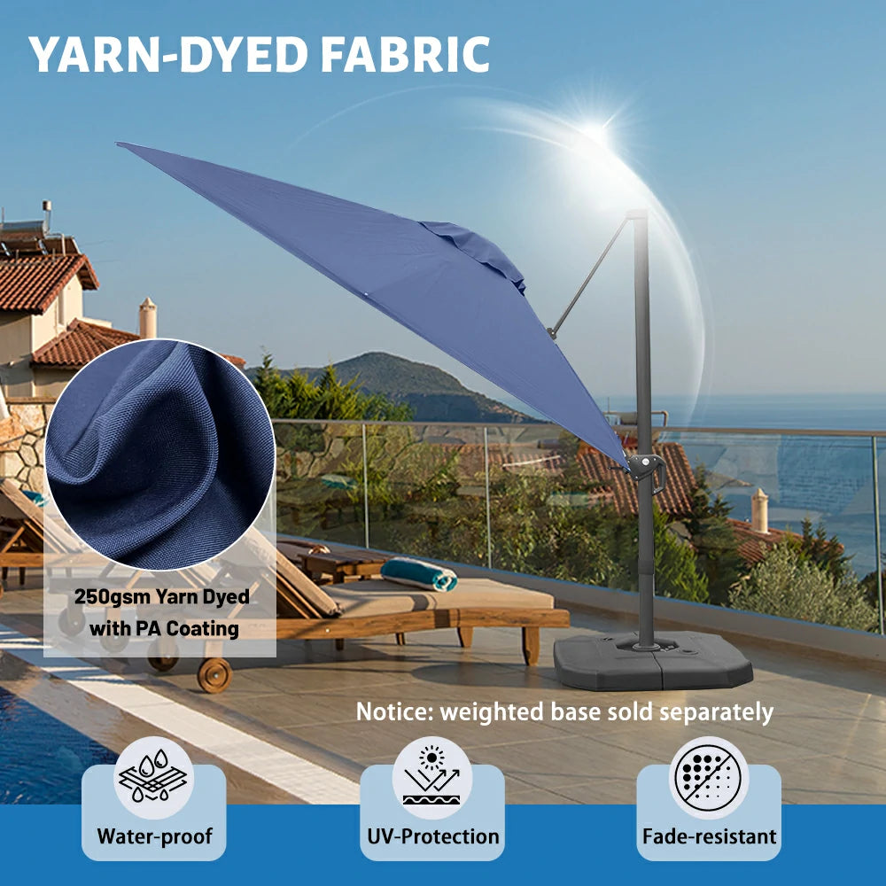 domi cantilever umbrella #size_9'x11.3'