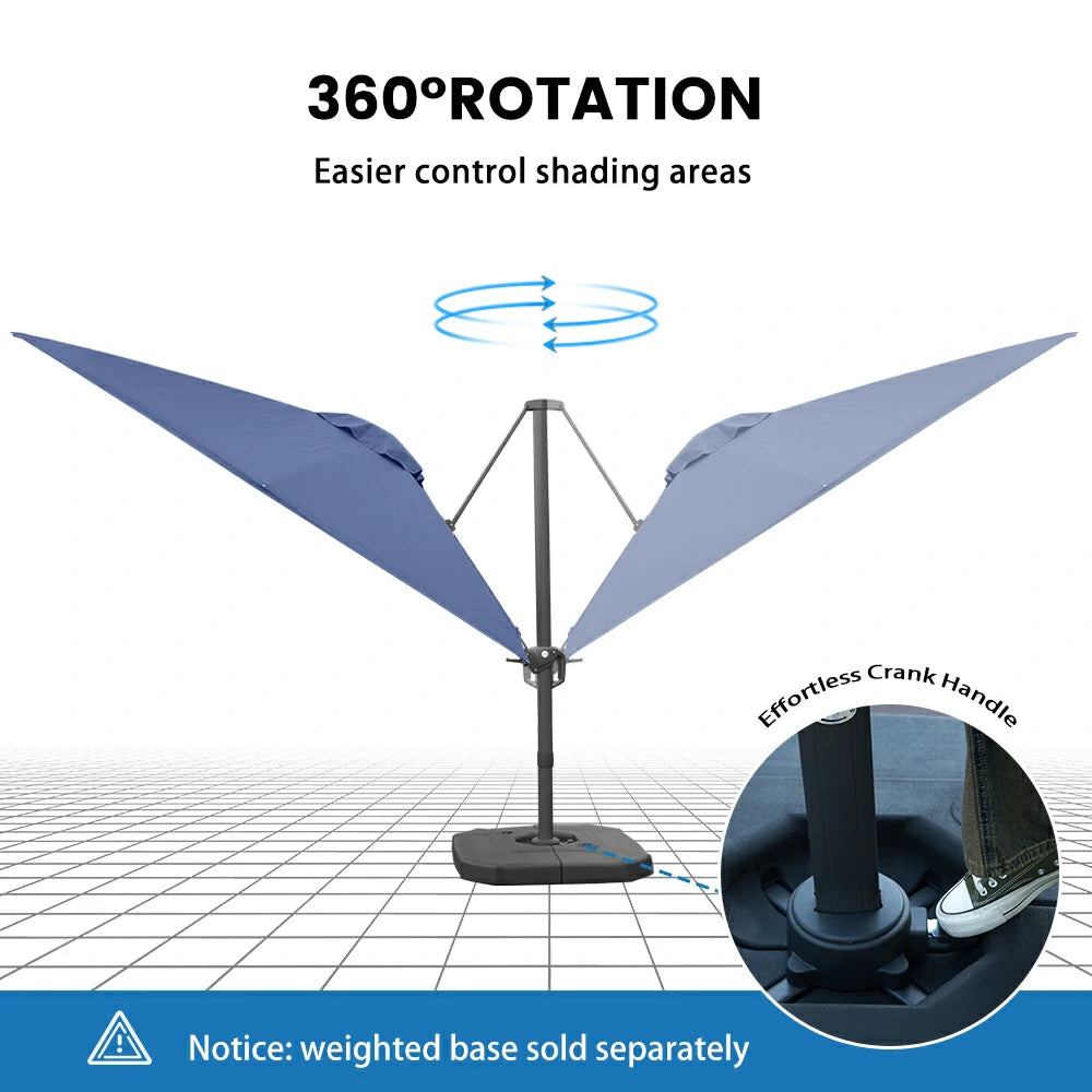 domi cantilever umbrella #size_9'x11.3'