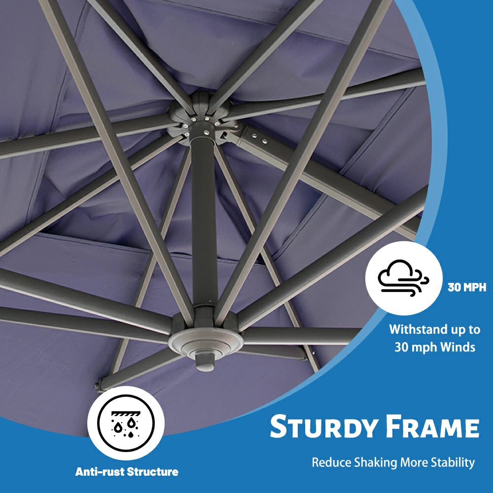 domi cantilever umbrella #size_9'x11.3'