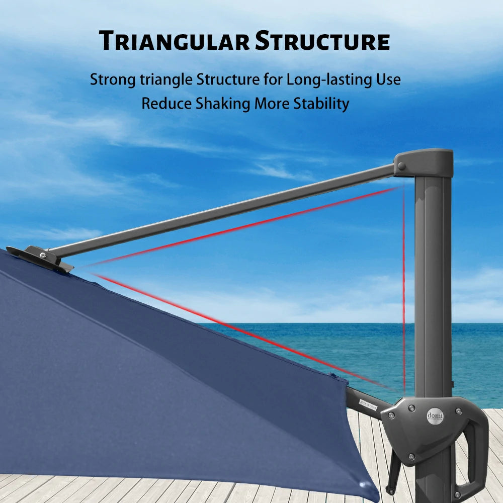 domi cantilever umbrella #size_9'x11.3'