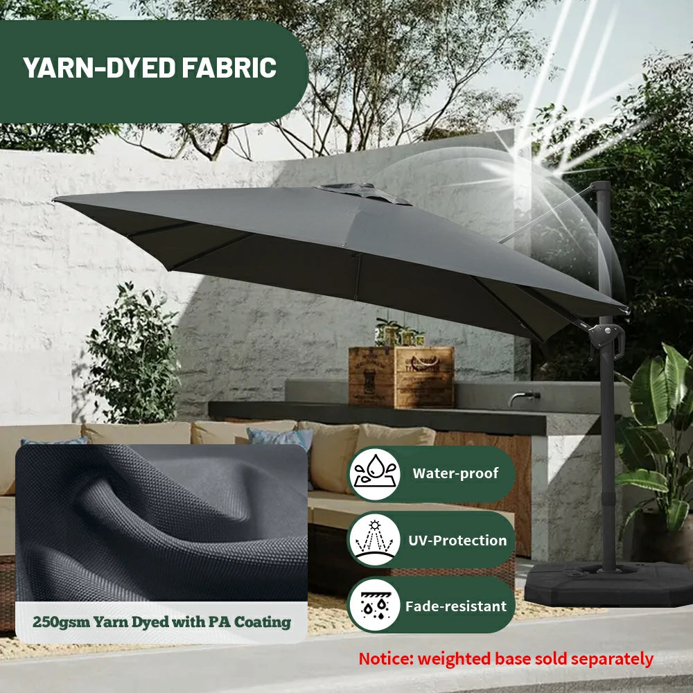 domi cantilever umbrella #size_9'x9'