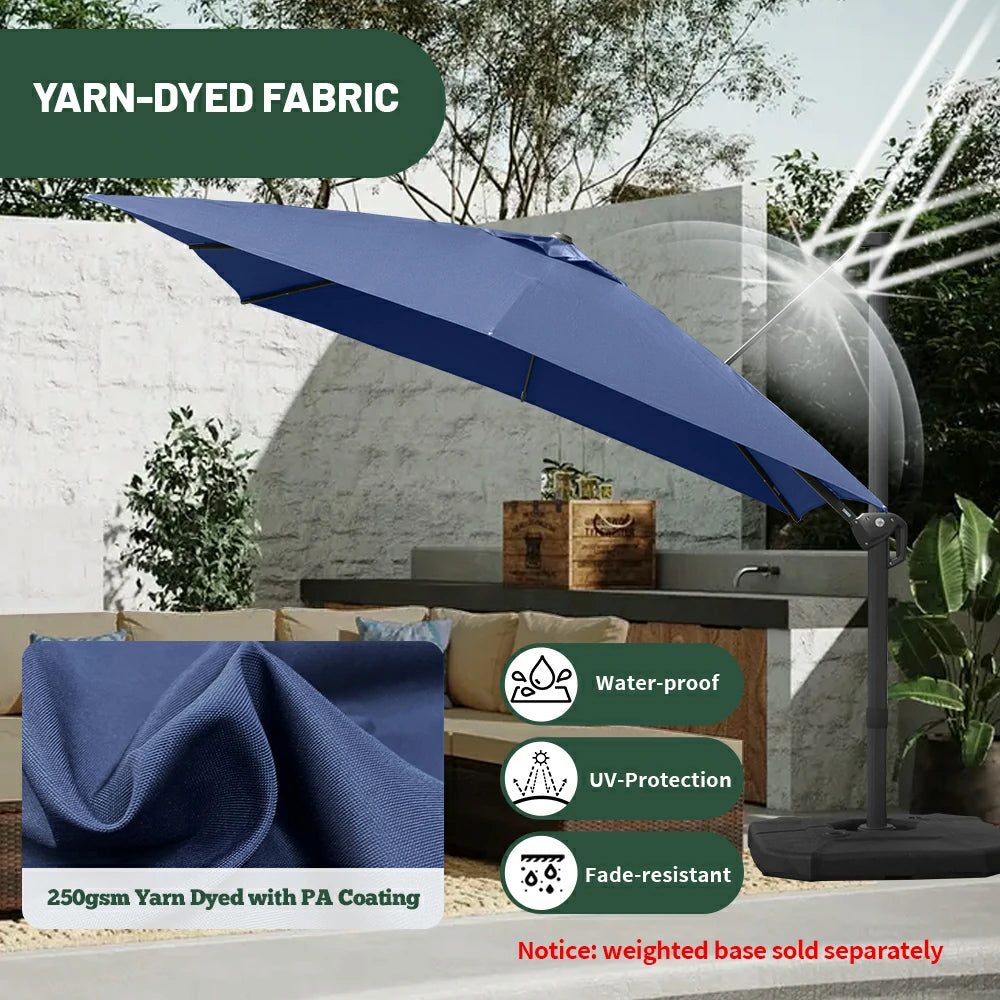 domi cantilever umbrella #size_9'x9'