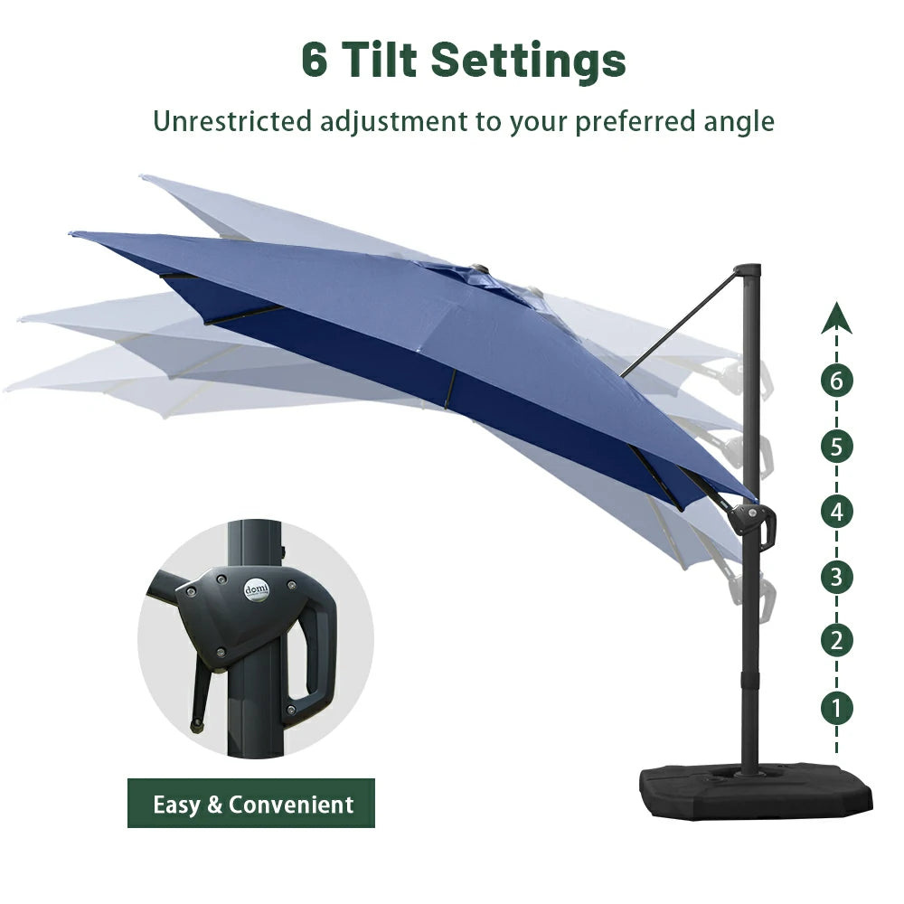 domi cantilever umbrella #size_9'x9'