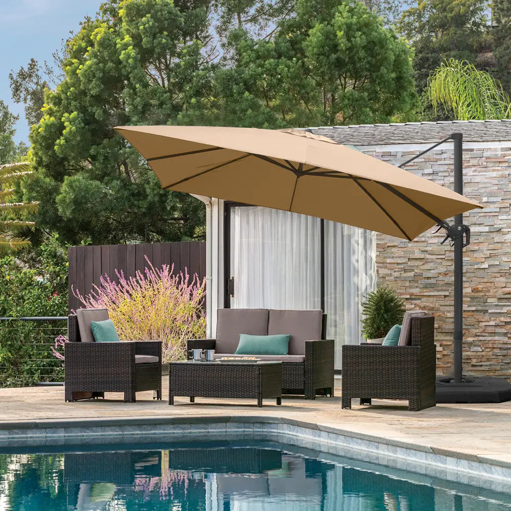 domi cantilever umbrella #size_9'x9'