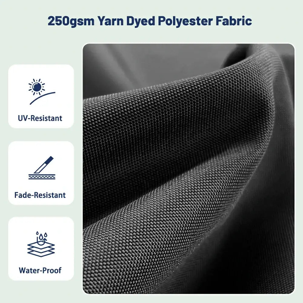 Domi Outdoor Living cantilever umbrella with foot pedal#color_Gray