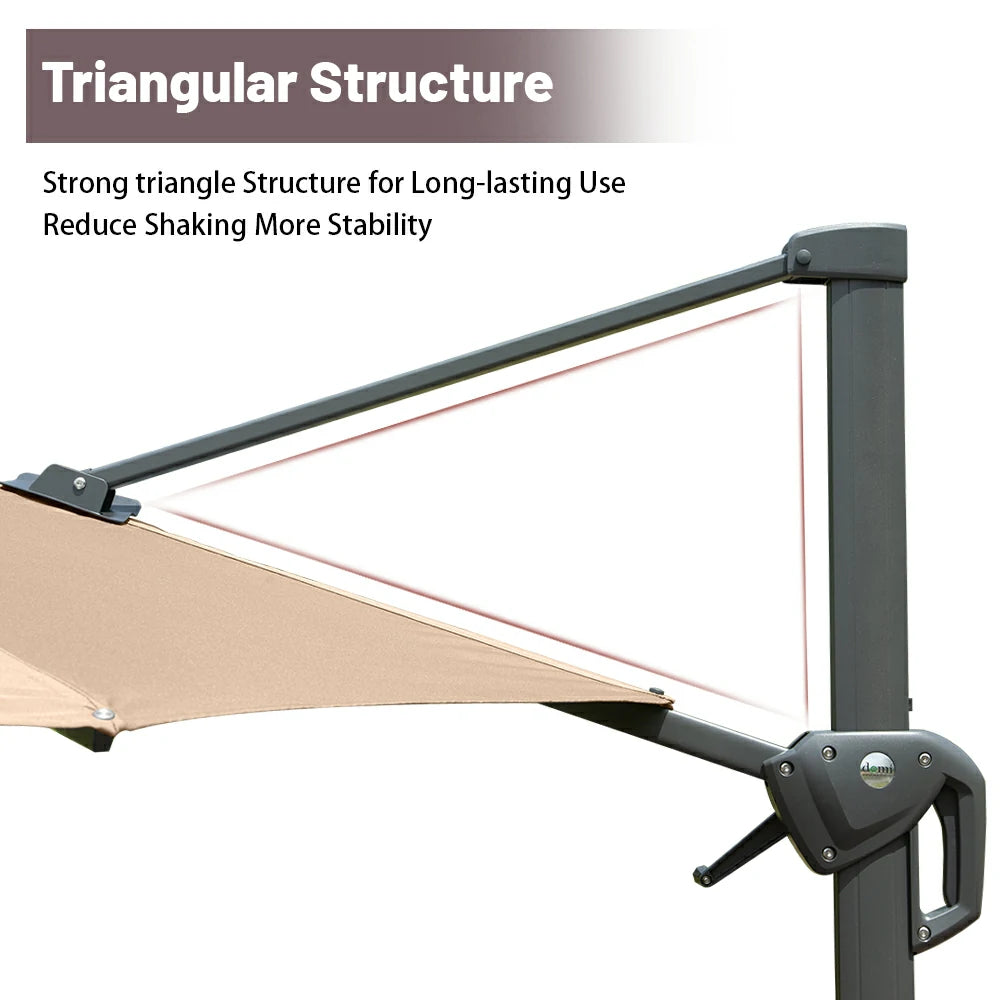 domi cantilever umbrella #size_Ø10'
