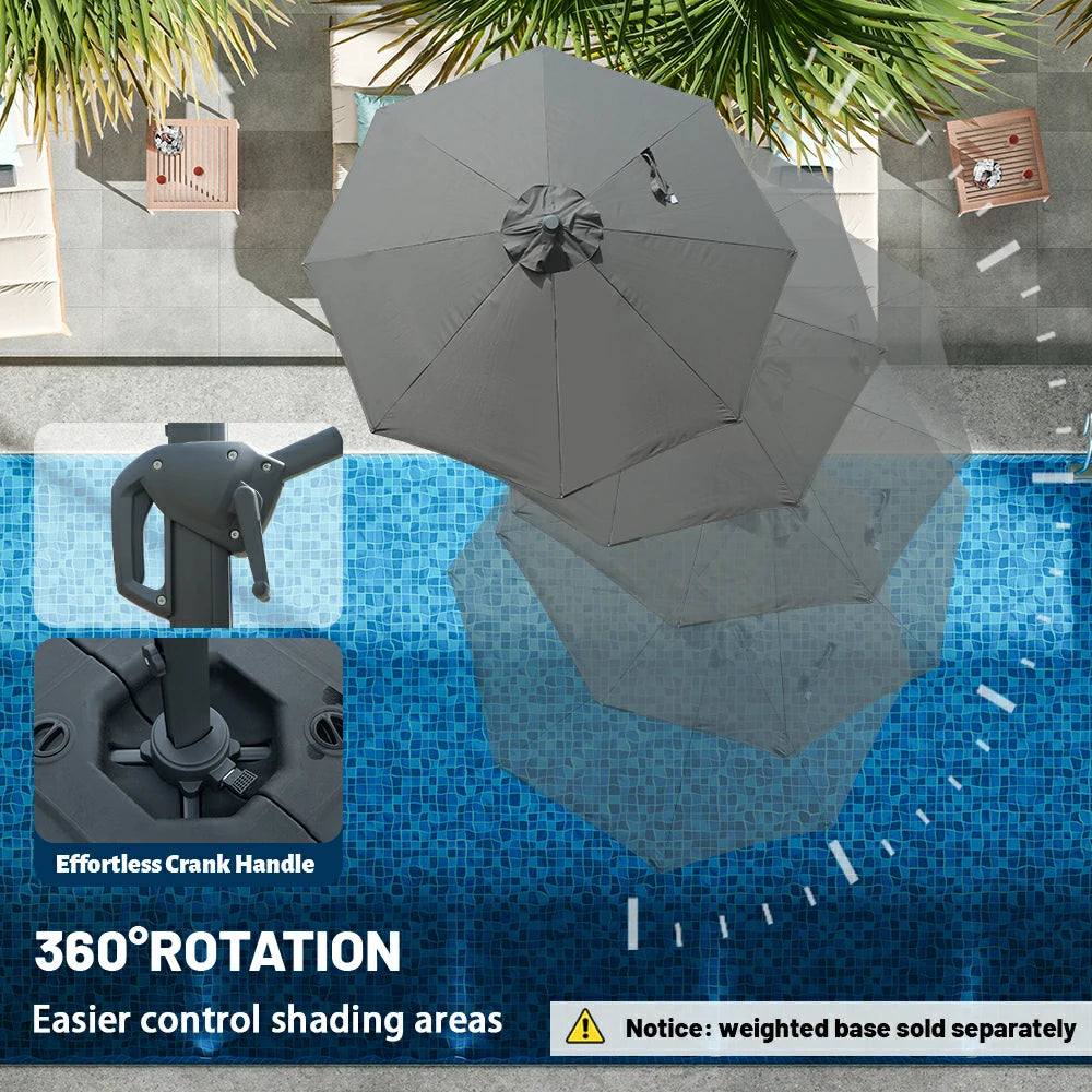 domi cantilever umbrella #size_Ø10'