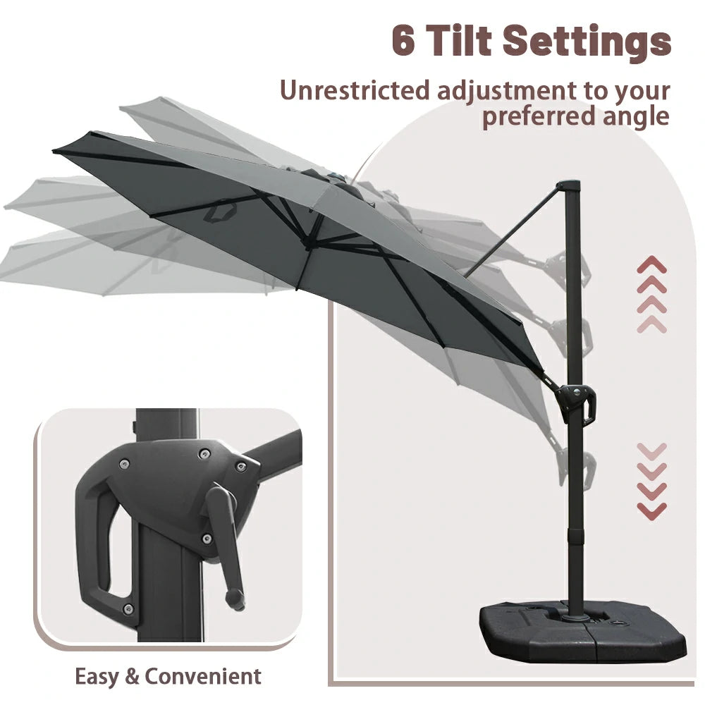 domi cantilever umbrella #size_Ø10'