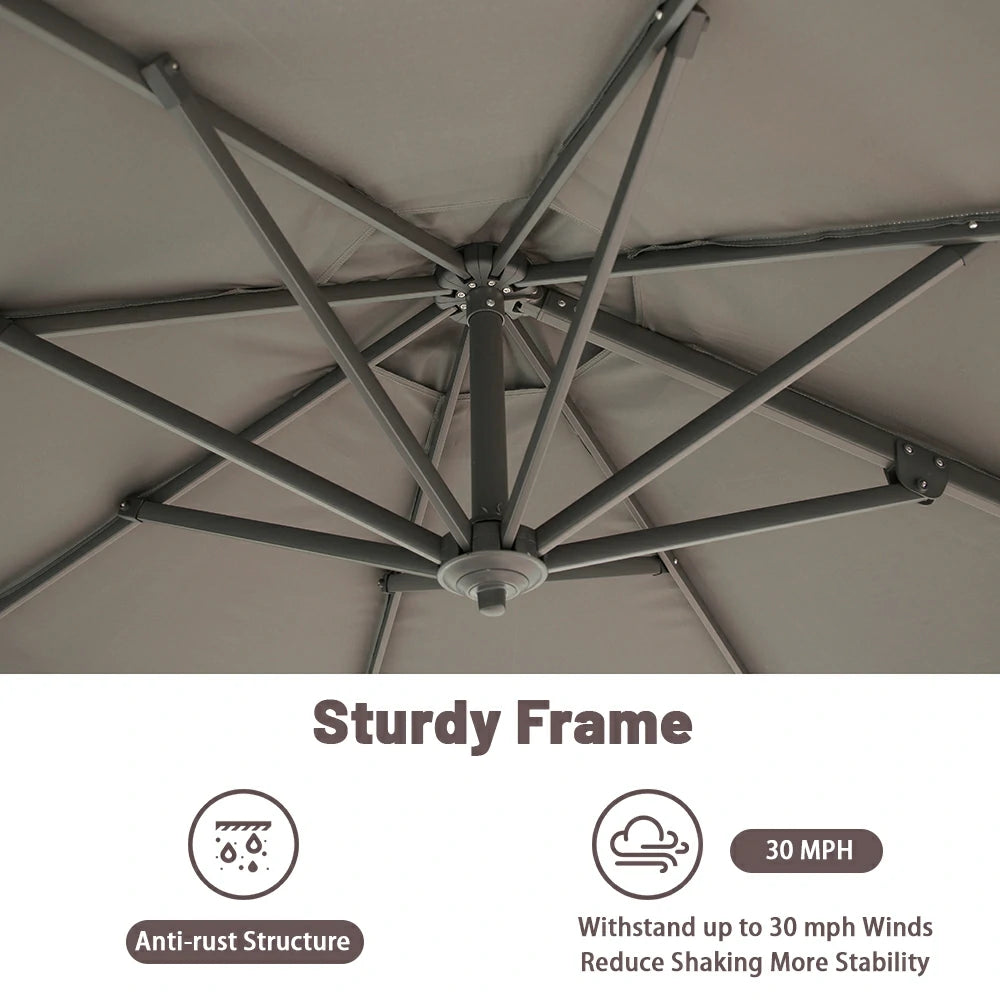 domi cantilever umbrella #size_Ø10'