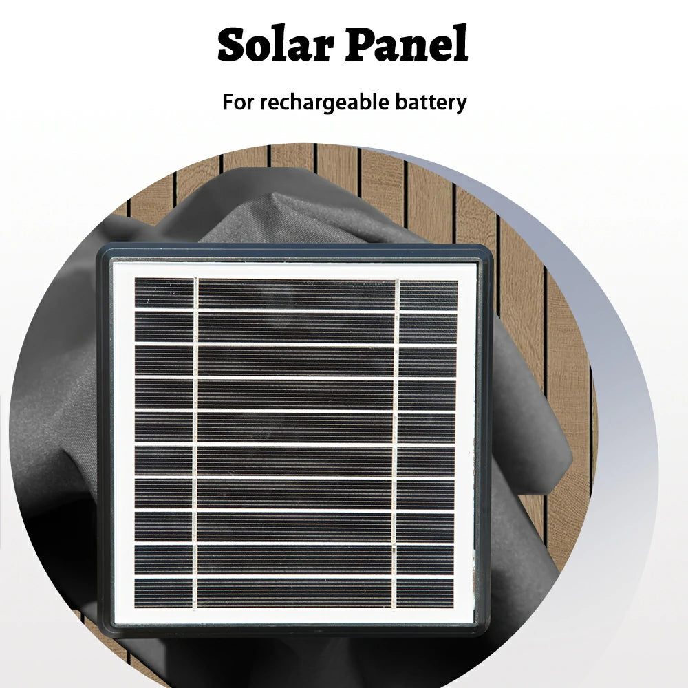 domi cantilever umbrella square with light#color_Dark Gray