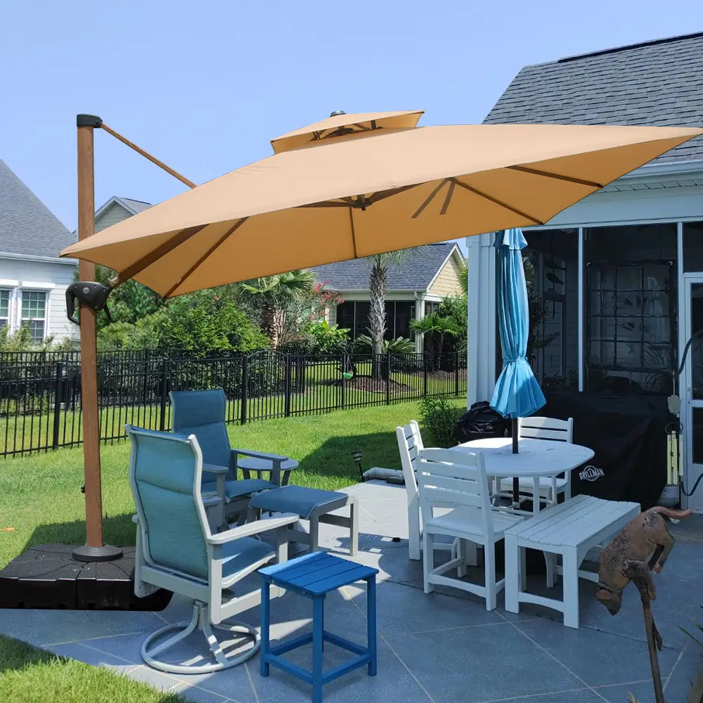 domi cantilever umbrella #color_Beige