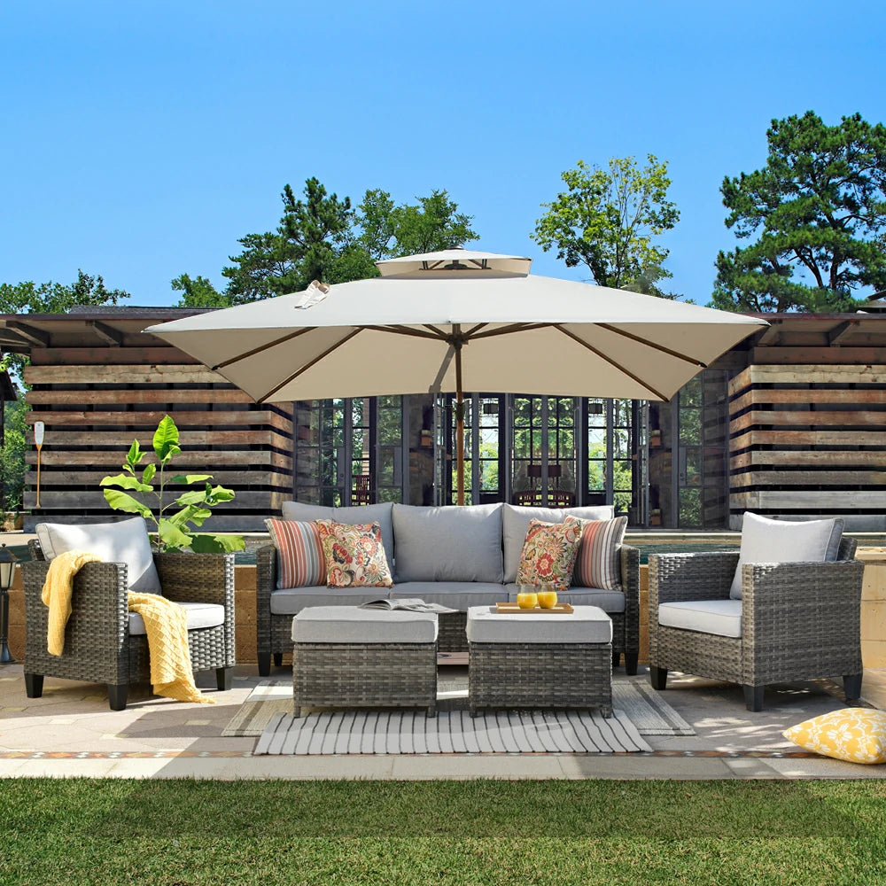 domi cantilever umbrella #color_Cream