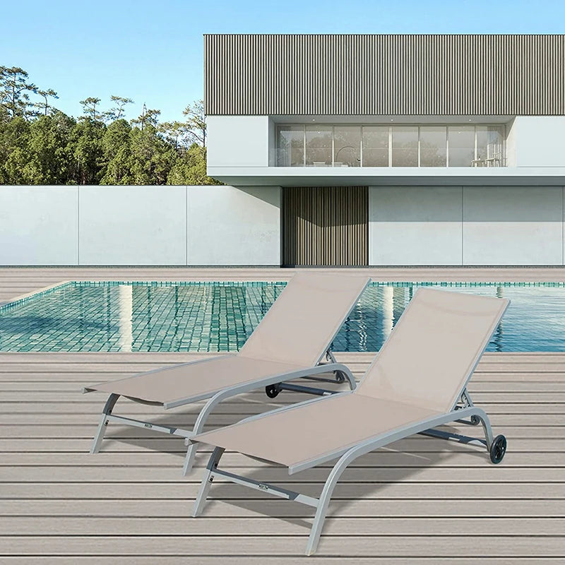 Domi Outdoor Living chaise lounge#color_khaki