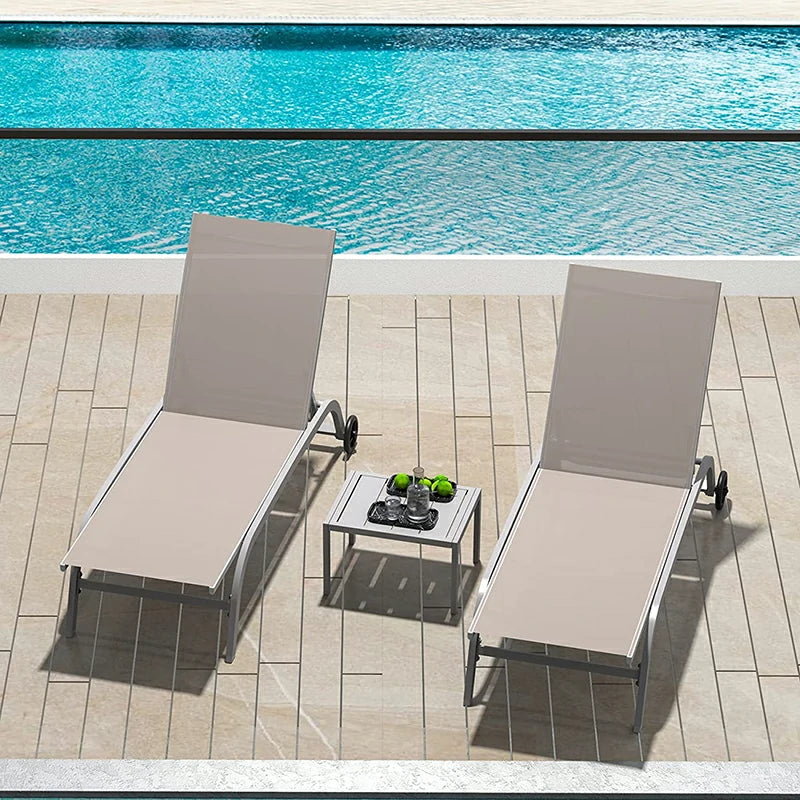 Domi Outdoor Living chaise lounge#color_khaki