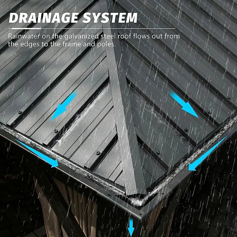 Domi Outdoor Living Hardtop Gazebo#size_14'x20'