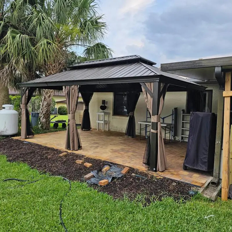 Domi Outdoor Living Hardtop Gazebo#size_14'x20'