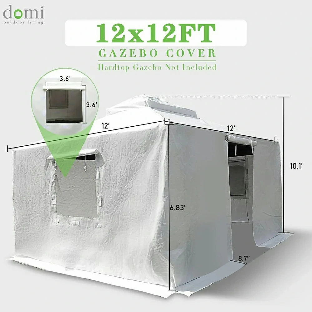 hardtop gazebo#size_12'x12'
