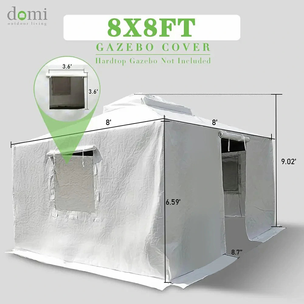 hardtop gazebo#size_8'x8'