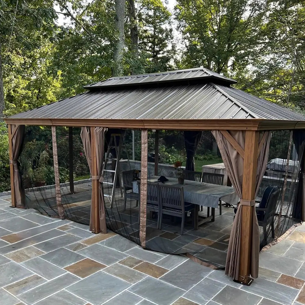 Domi Outdoor Living Hardtop Gazebo#size_14'x20'