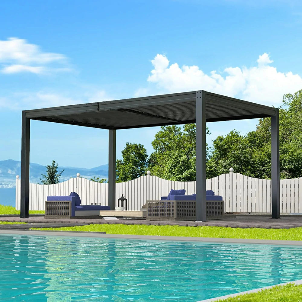 domi louvered pergola#size_10'x16'