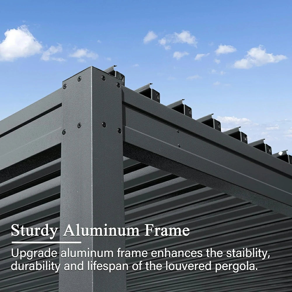 domi louvered pergola#size_10'x16'