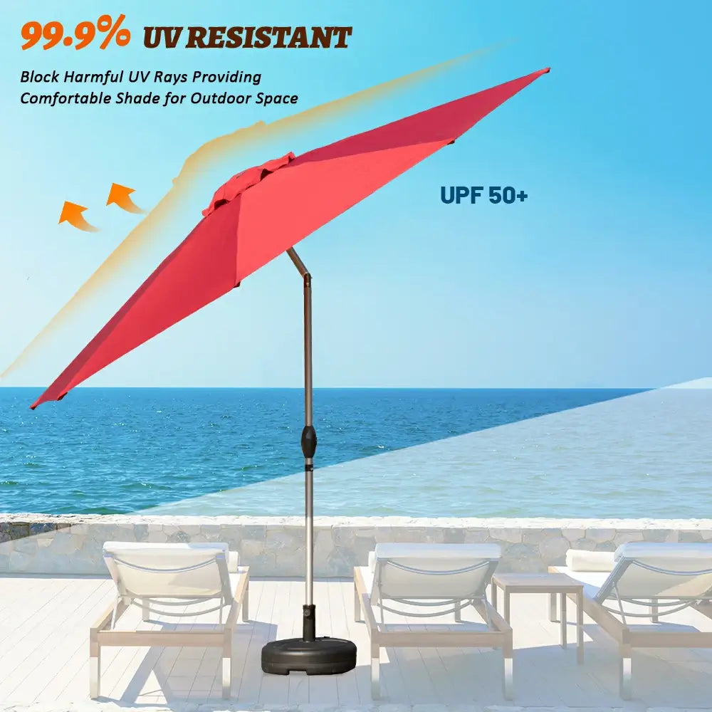 domi market umbrella #color_brick red