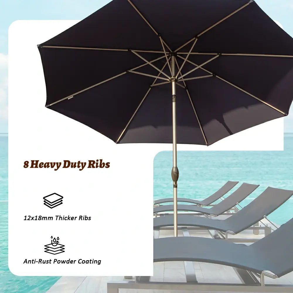 domi market umbrella #color_navy blue