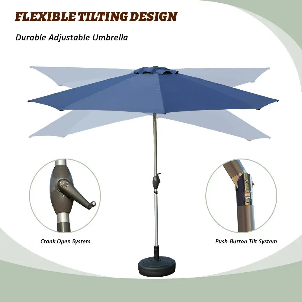 domi market umbrella #color_navy blue