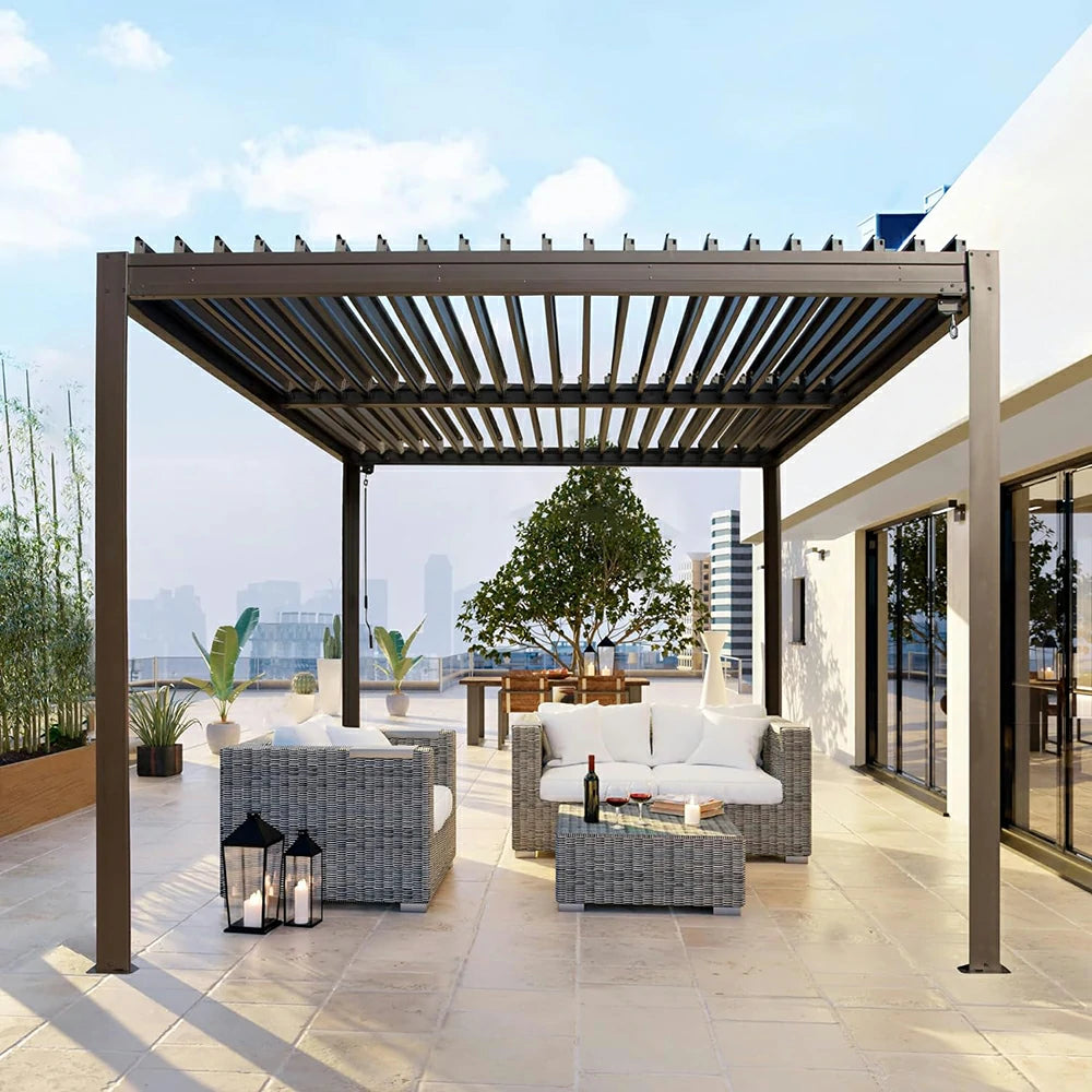 domi louvered pergola#size_10'x16'