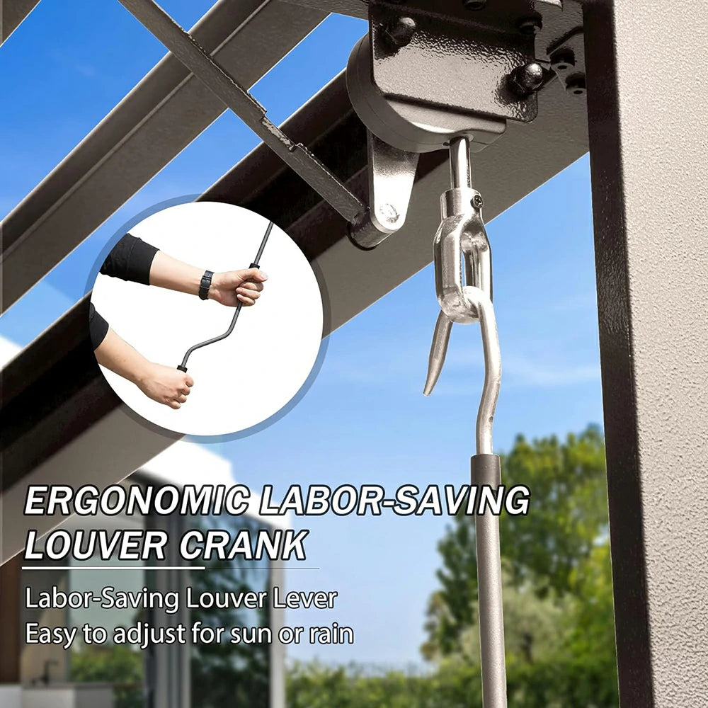 domi louvered pergola#size_10'x16'