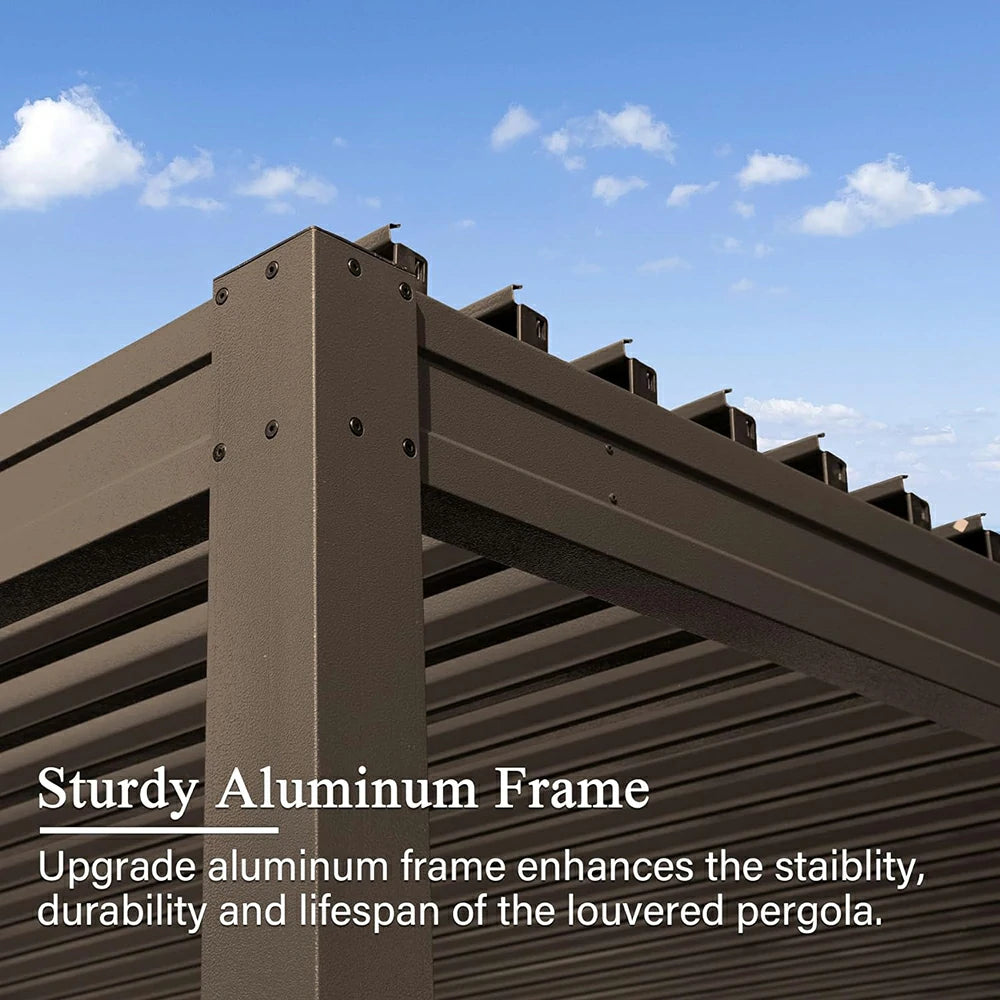domi louvered pergola#size_10'x16'