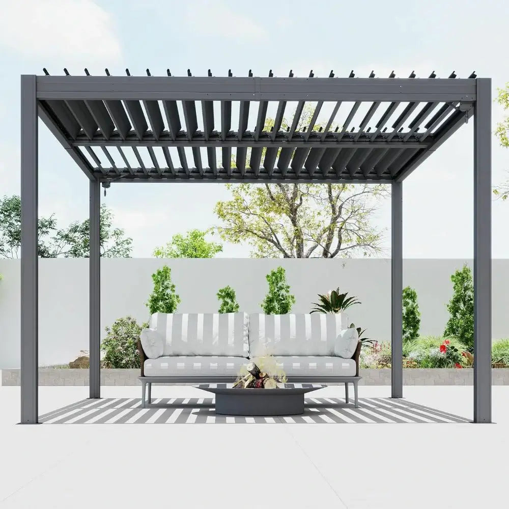 domi louvered pergola#size_10'x12'