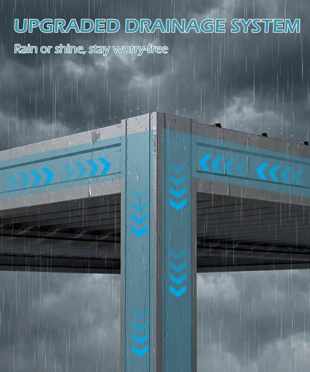 domi louvered pergola#size_10'x12'