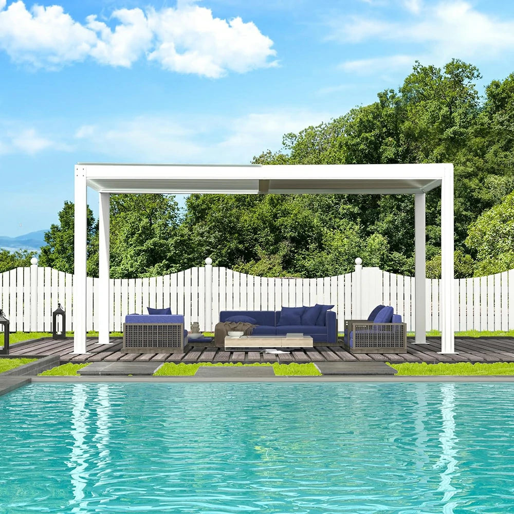 domi louvered pergola#size_10'x16'