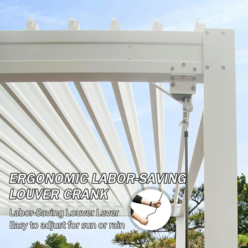 domi louvered pergola#size_10'x16'