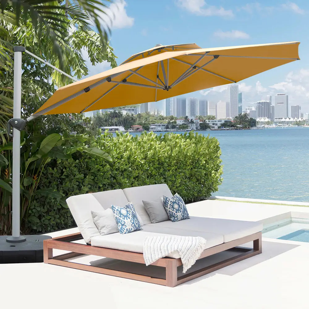domi patio umbrella #color_Beige