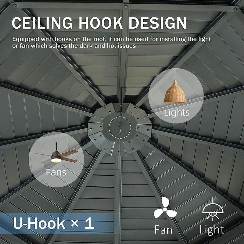 13' x 13' Sunroom - Octagonal Solarium