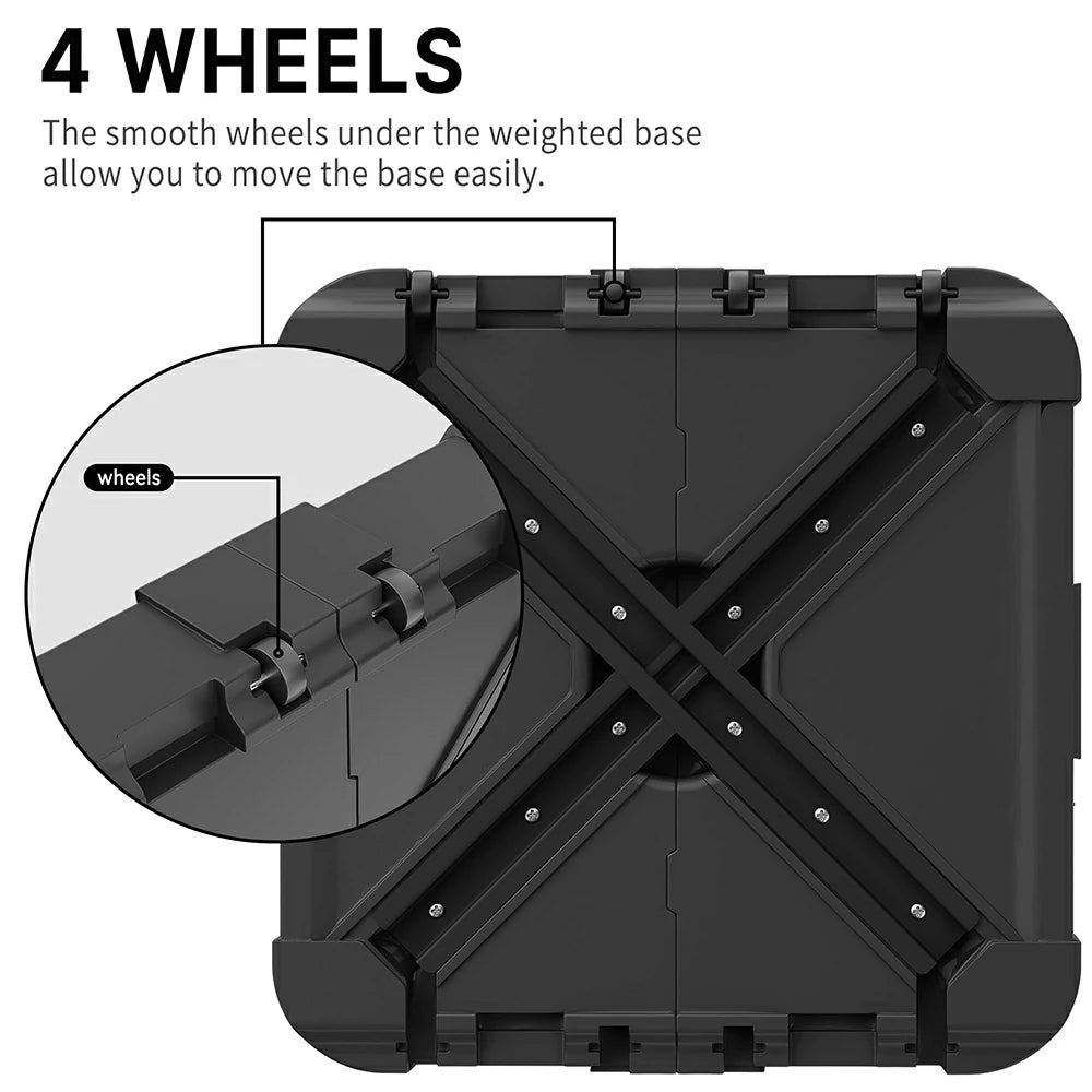 Double Top Cantilever Patio Umbrella Base- 287 LBS