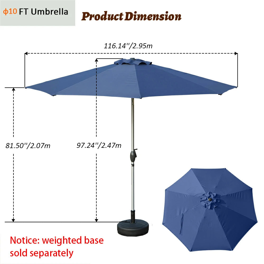 domi market umbrella #color_navy blue