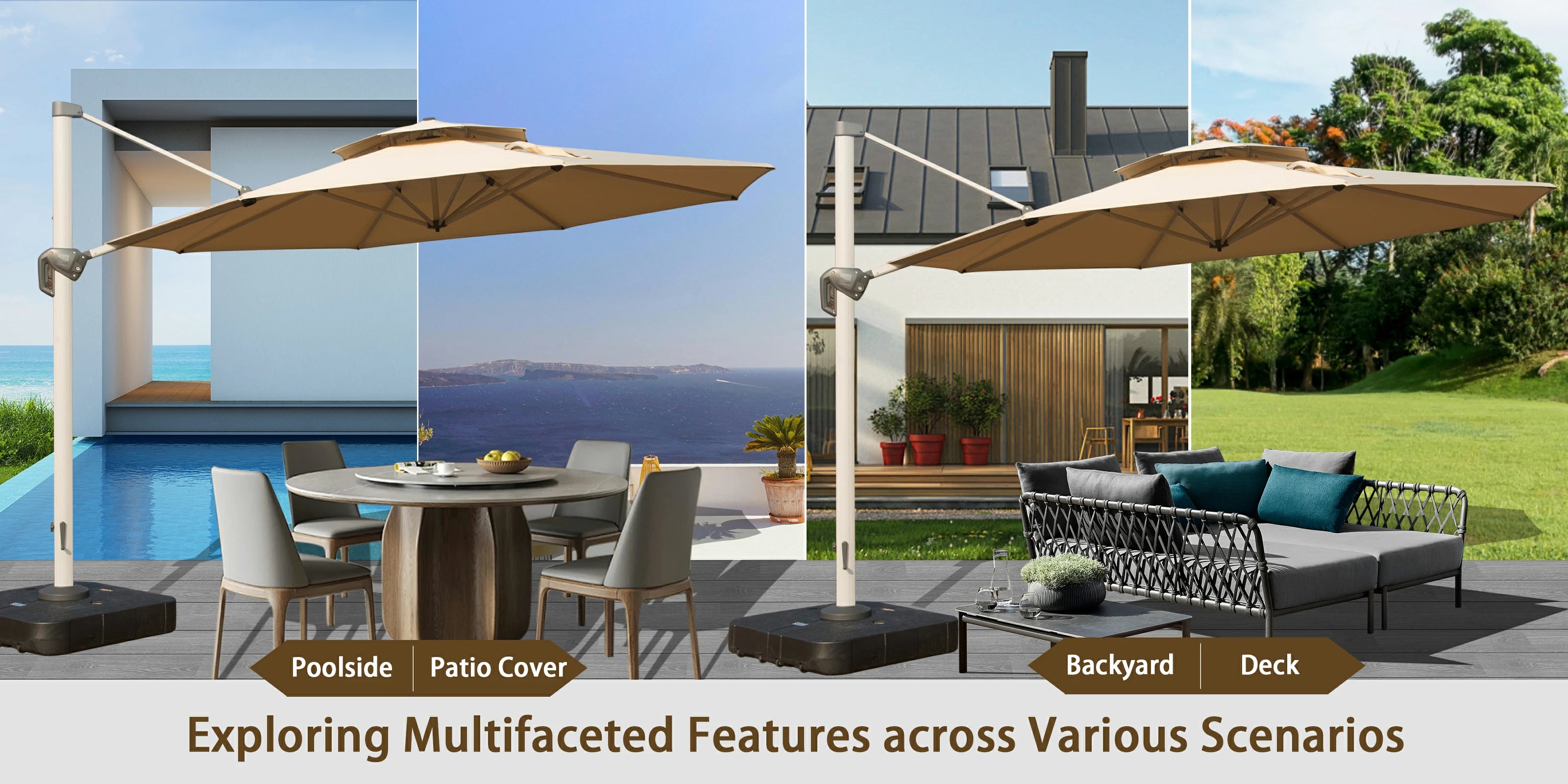 domi patio umbrella round