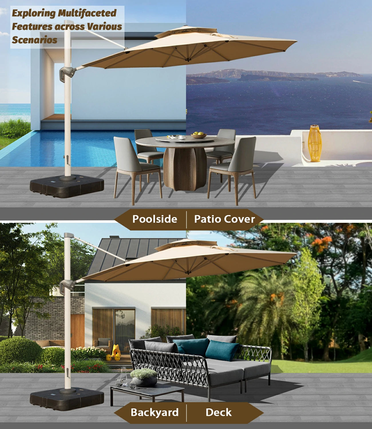domi patio umbrella round