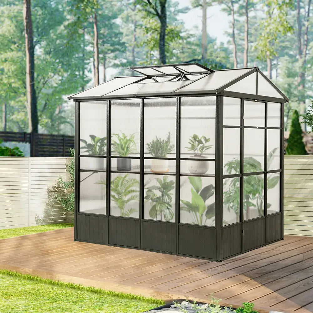 Domi Outdor Living Polycarbonate Greenhouse#size_6.5x8FT