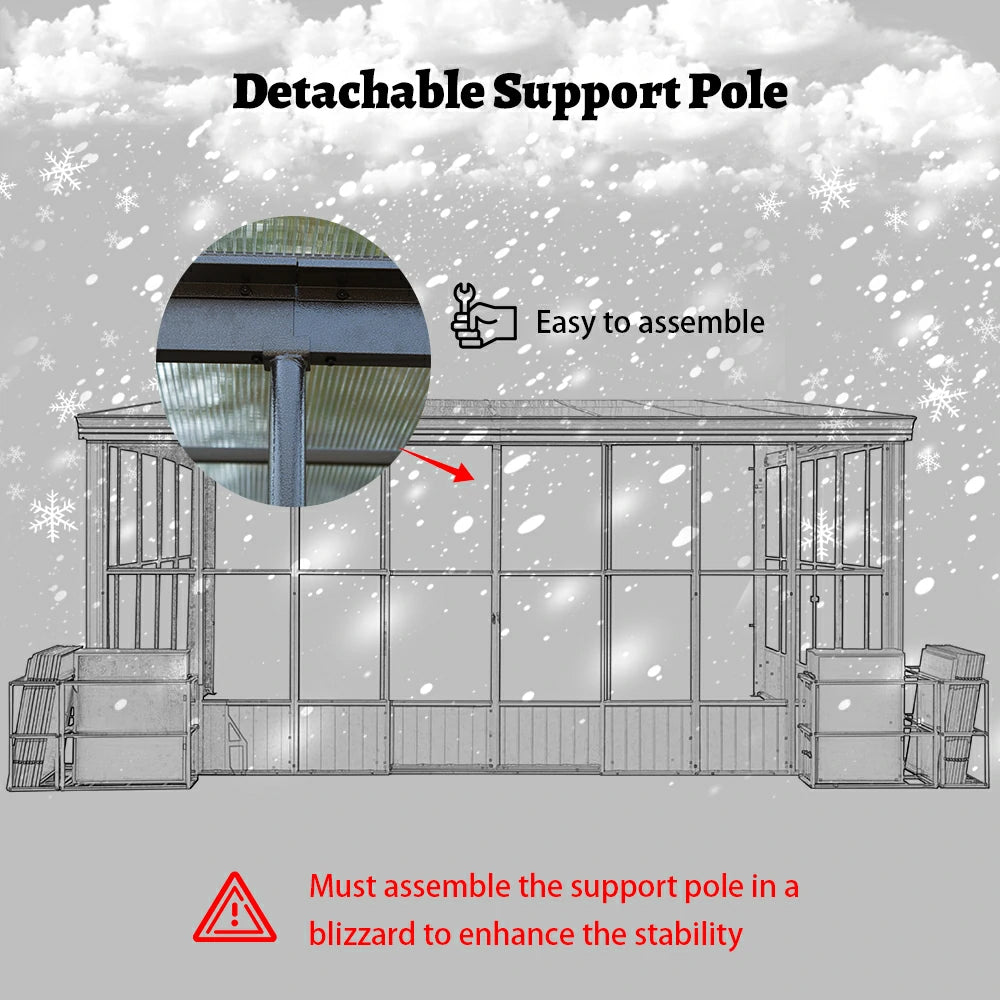 domi wall mounted sunroom#size_12'x16'